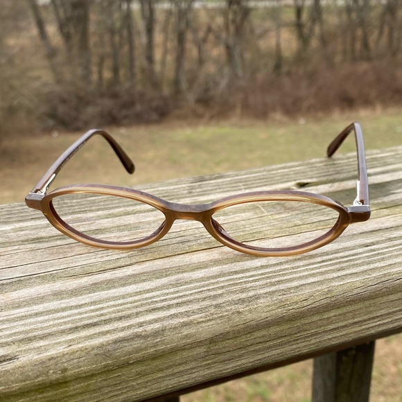 Ralph Lauren glasses frames Tan RL649 Made in Italy - Picture 2 of 13
